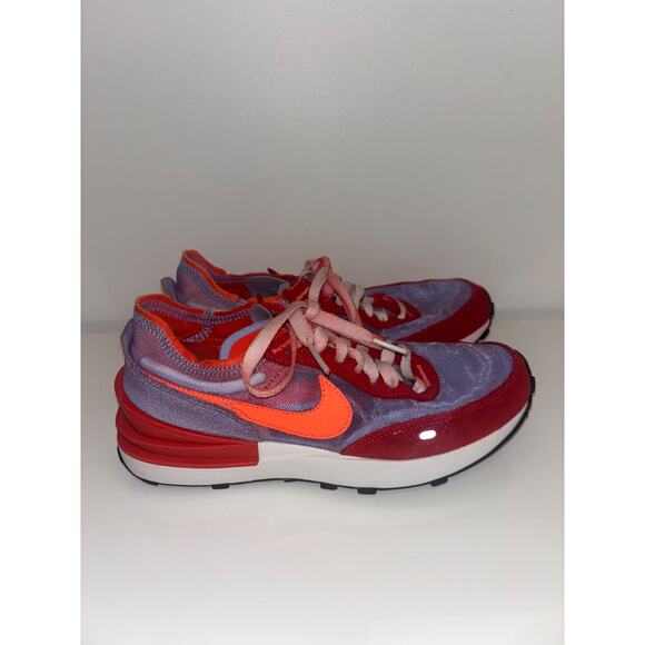 Nike Waffle One Sneaker Sz 7 Women’s Team ORANGE /HYPER CRIMSON DC2533-800 Color - Picture 1 of 7
